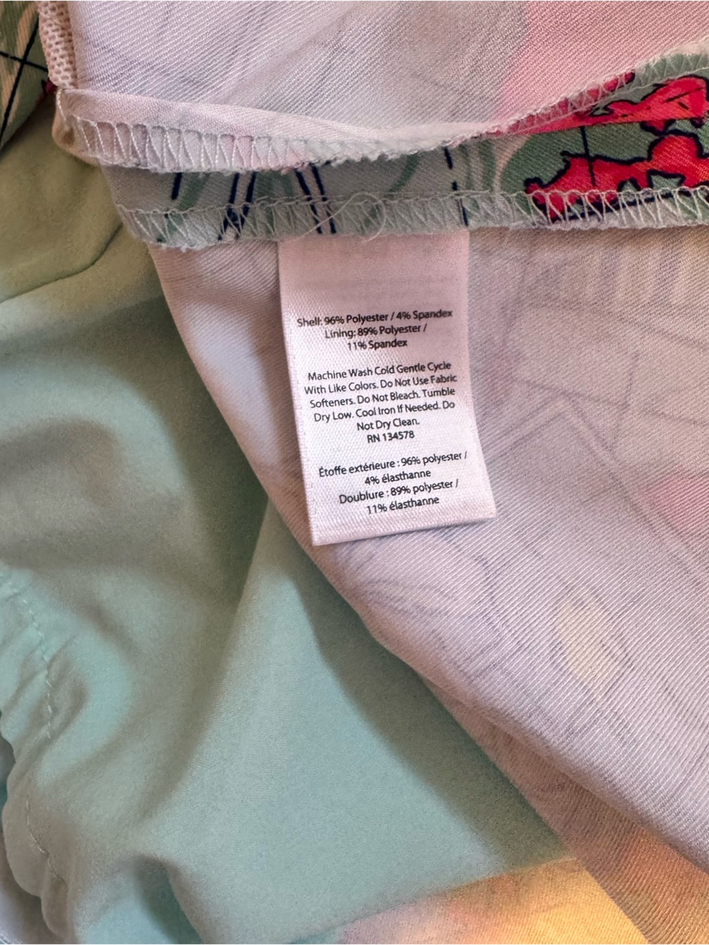 Vineyard vines nautical map blue pink tennis golf prep women’s skort size 8 - Picture 6 of 6